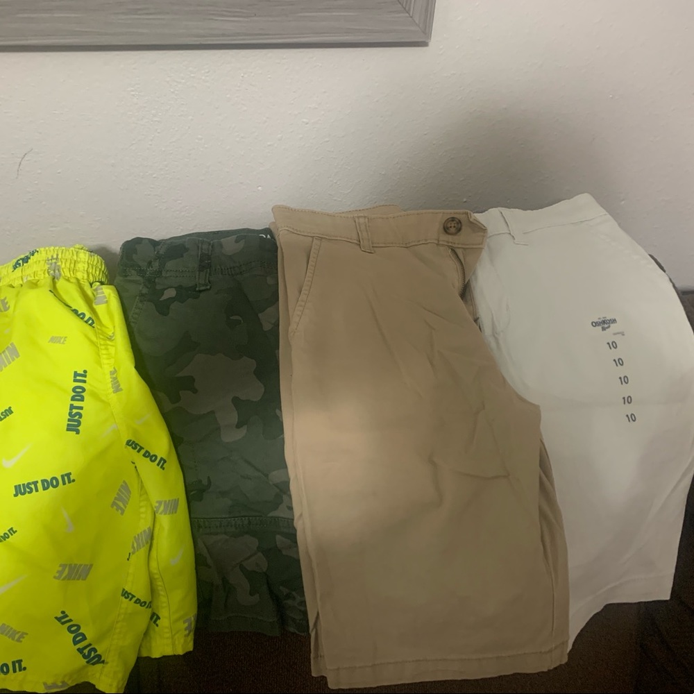 Two Carters one new with tag sz 10,Arizona sz 10 husky Nike swim trunks sz lg